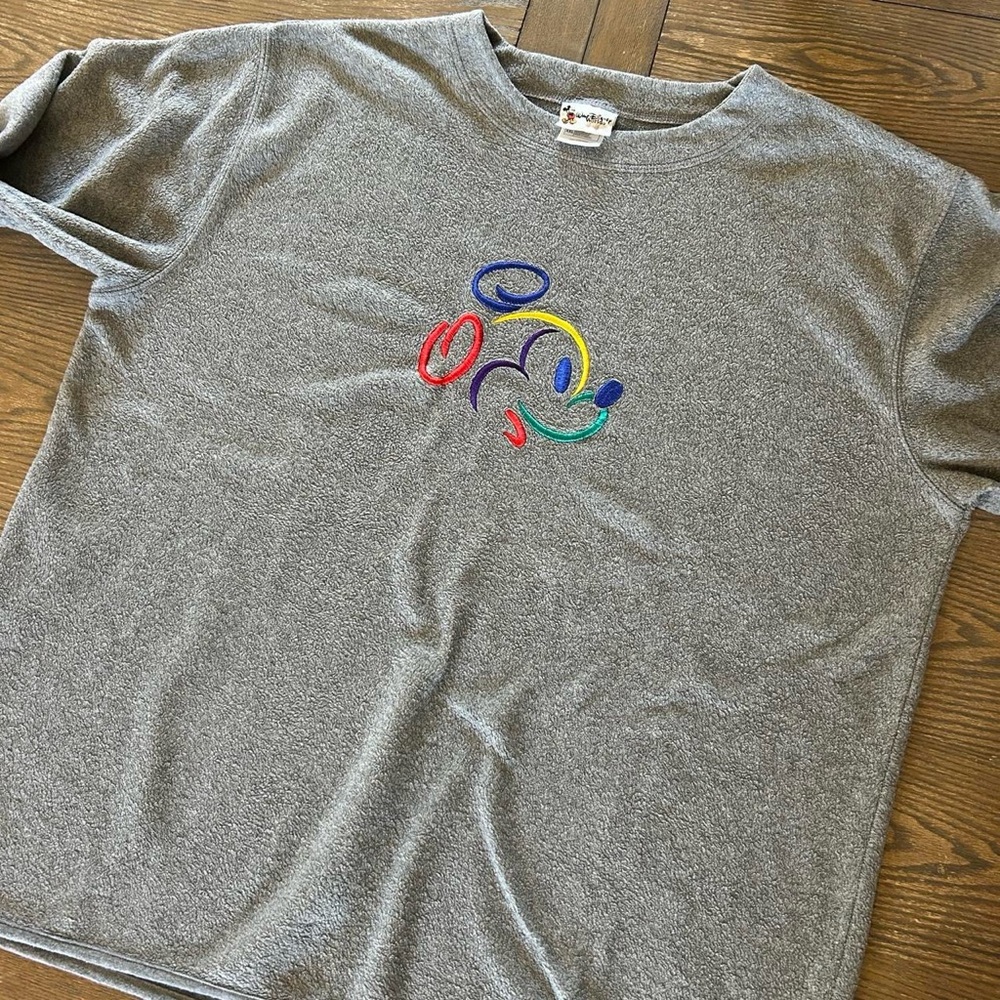 Walt Disney World Gray Fleece Pullover Sweatshirt Size XXL